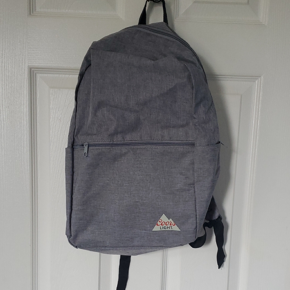 Gray Coors Light Backpack